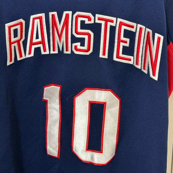 Vintage Ramstein USAF Military Base Men’s M Named High End Basketball Jersey - Picture 4 of 4